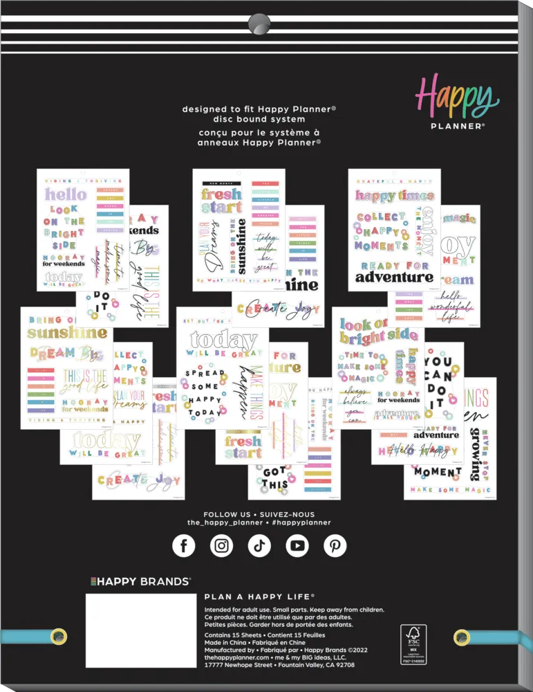 Happy Brights - Large Value Pack Stickers
