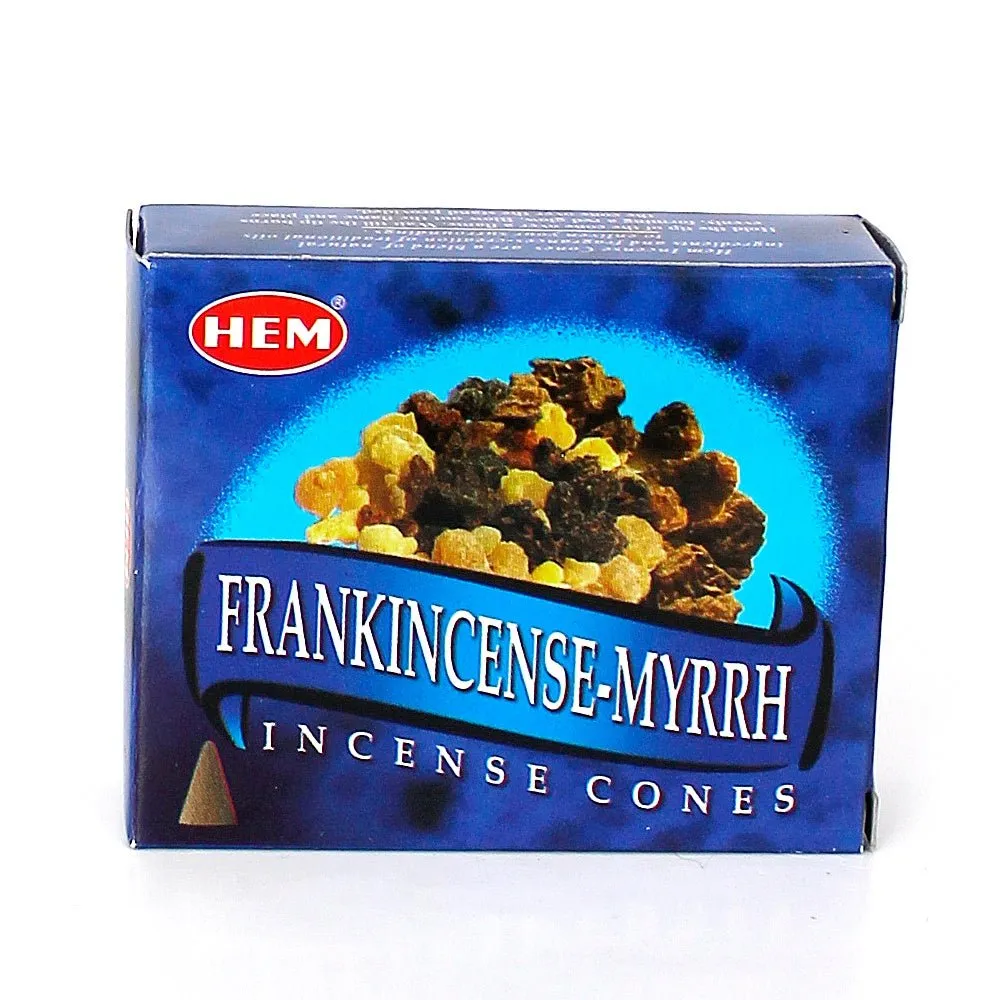 HEM Frankincense & Myrrh Incense Cones