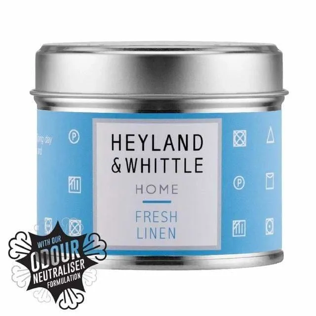 Heyland & Whittle Fresh Linen Candle in a Tin