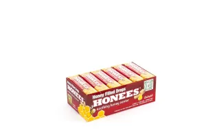 Honees Regular Honey Filled Drops Bar Bulk Box (1.6 oz, 24 ct.)