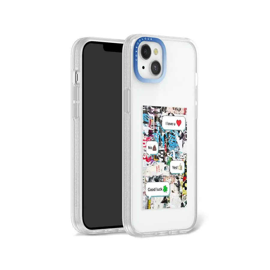 iPhone 12 I Love U Dialogue Phone Case