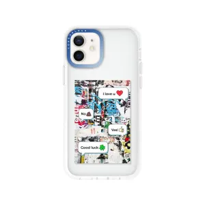 iPhone 12 I Love U Dialogue Phone Case