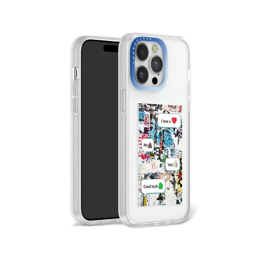 iPhone 12 Pro I Love U Dialogue Phone Case MagSafe Compatible