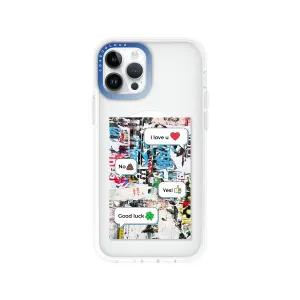 iPhone 12 Pro I Love U Dialogue Phone Case MagSafe Compatible