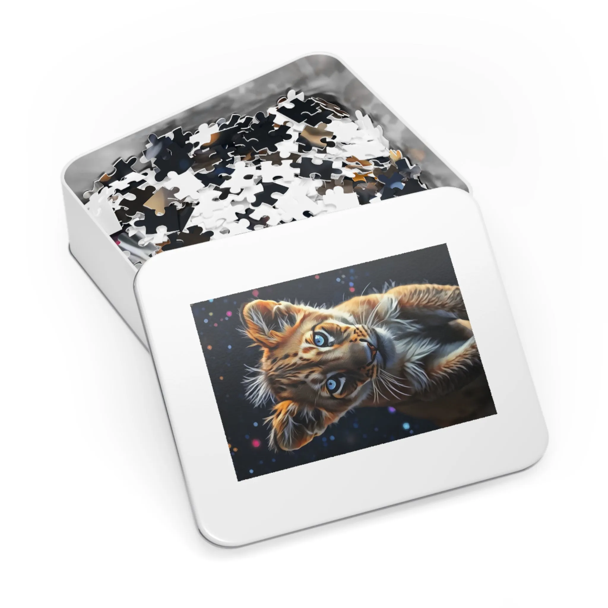 Jigsaw Puzzle - Starlit Gaze Lion Cub Art
