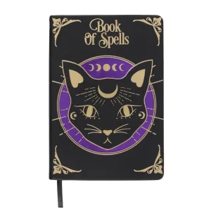 Journal Notebook - Book Of Spells Cat