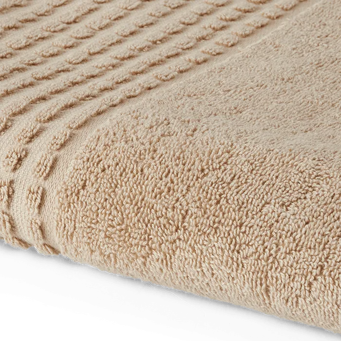 JUNA Check Towels Set, Sand, 3 pcs.