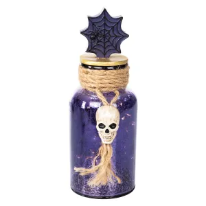 LED Purple Glass Bottle