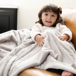 Lush Toddler Blanket - Feather