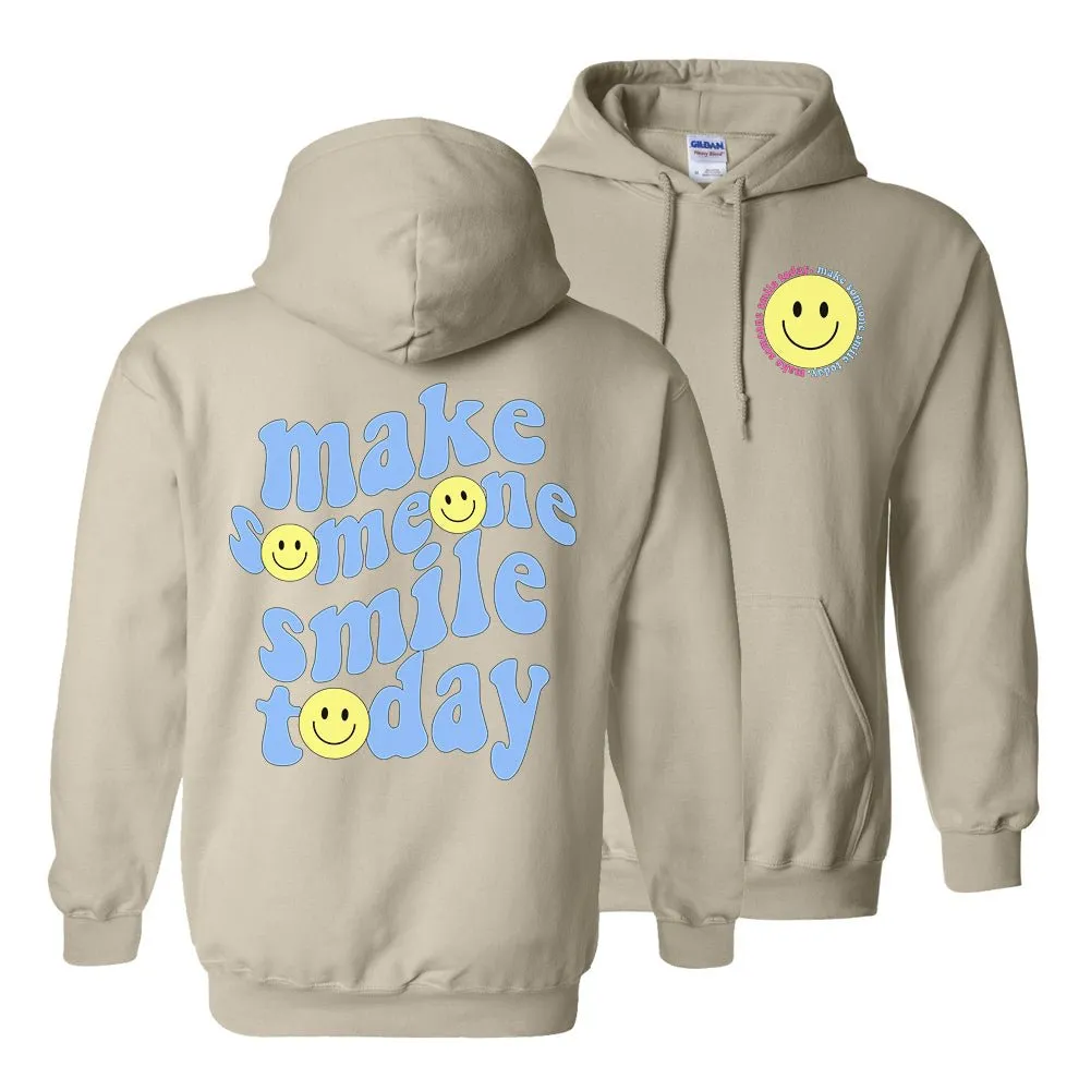 'Make Someone Smile Today' Front & Back Hoodie