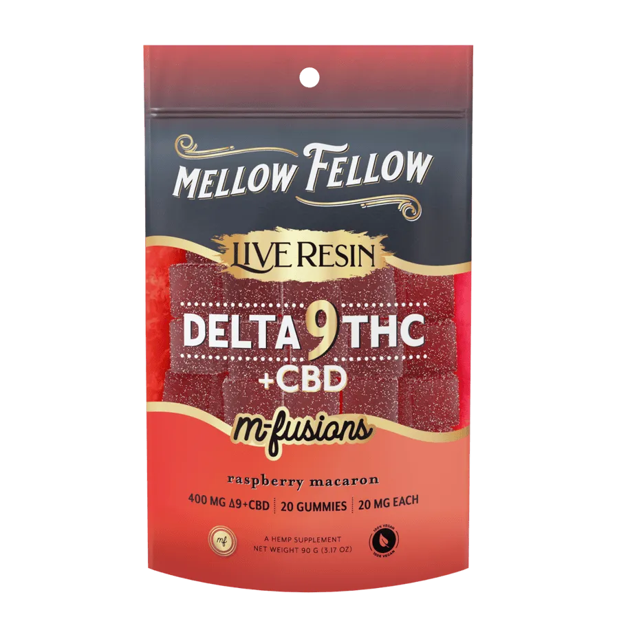 Mellow Fellow D9 Live Resin Edible 400mg (6/pack) [DROPSHIP]