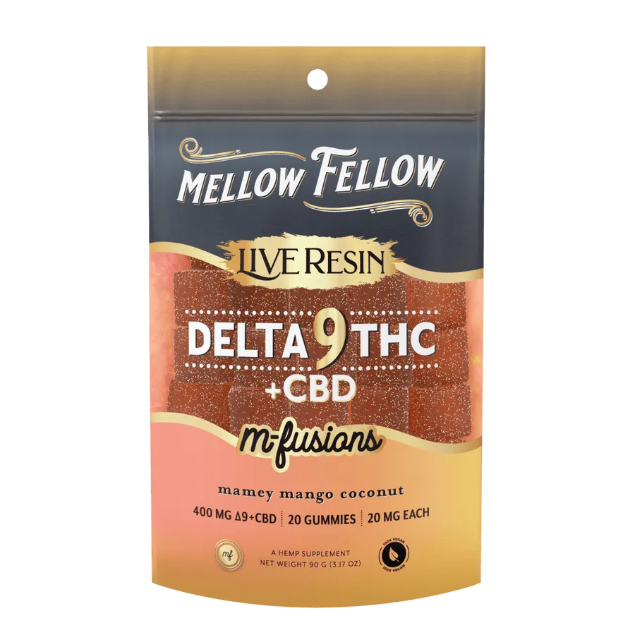 Mellow Fellow D9 Live Resin Edible 400mg (6/pack) [DROPSHIP]