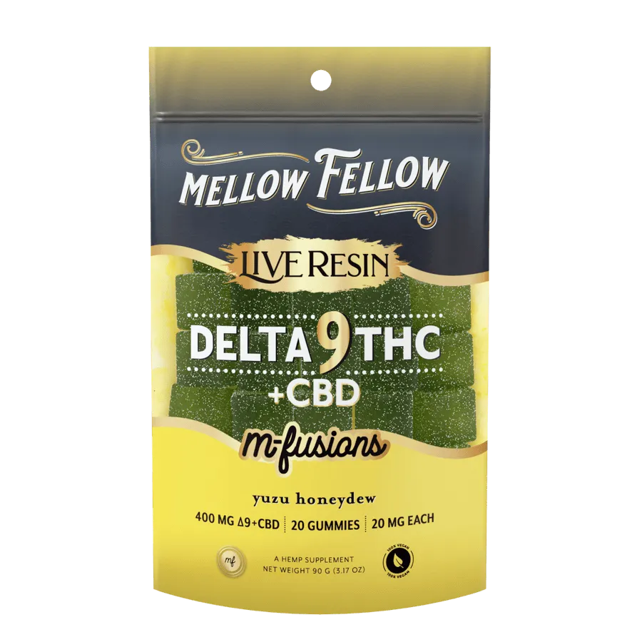 Mellow Fellow D9 Live Resin Edible 400mg (6/pack) [DROPSHIP]