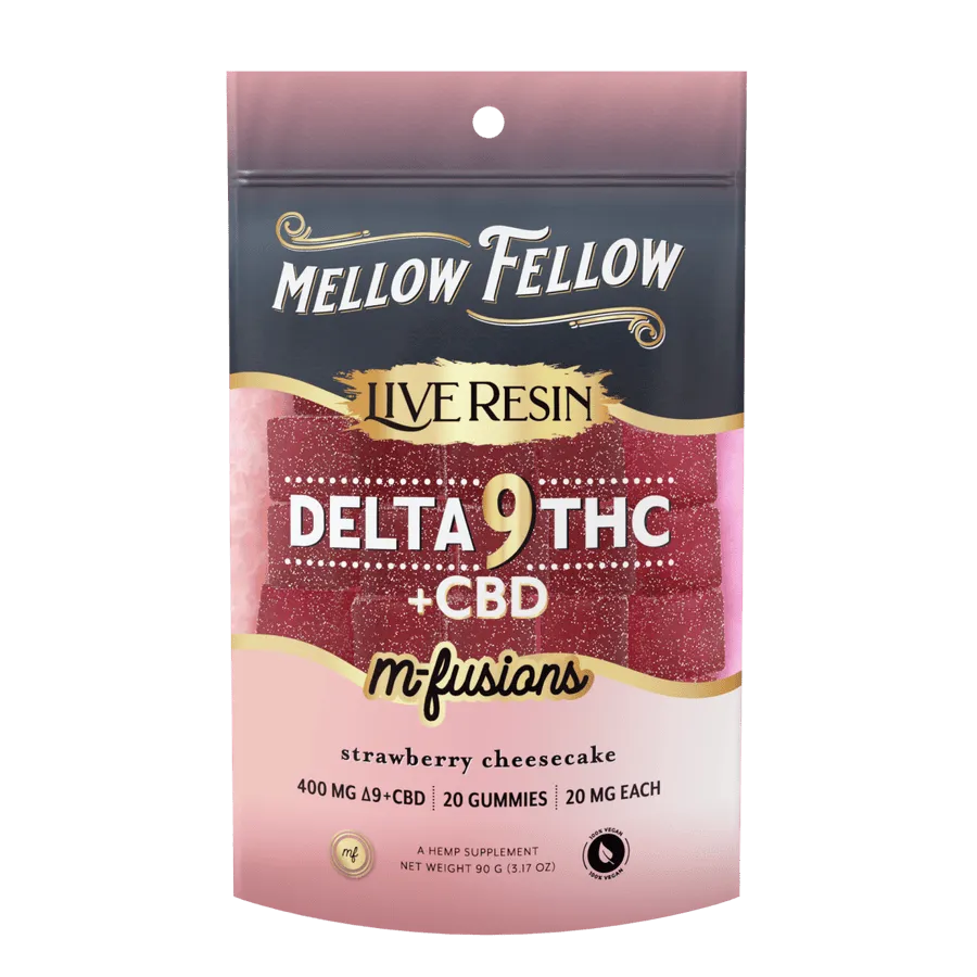 Mellow Fellow D9 Live Resin Edible 400mg (6/pack) [DROPSHIP]