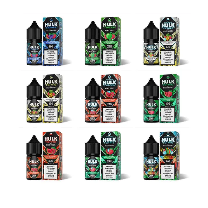 Mighty Vapors Hulk Tears SALT 30mL [DROPSHIP] [CA]