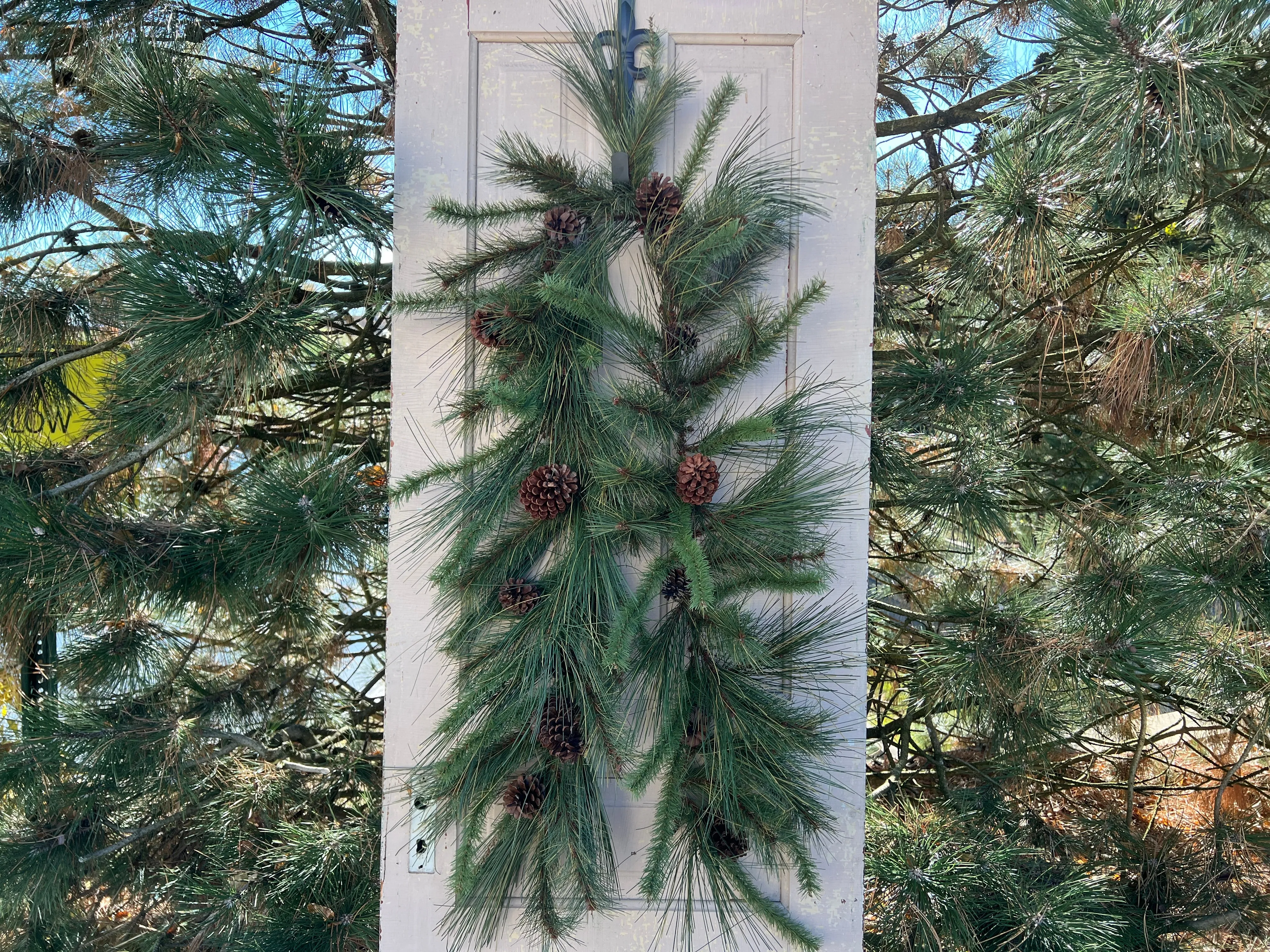 Mixed Georgia Pine Garland with Pinecones