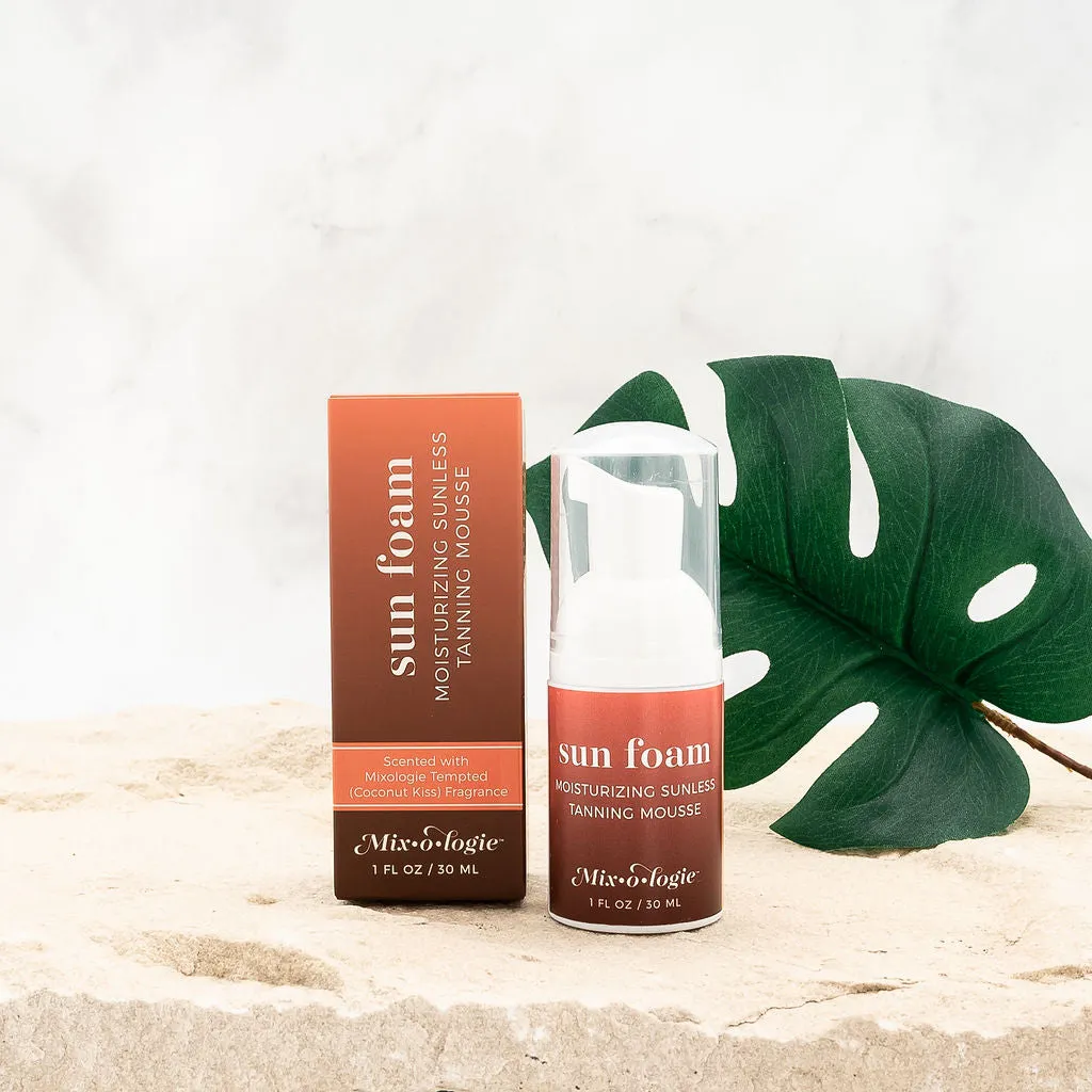 Mixologie SunFoam Sunless Tanning Mousse (choose size) - PREORDER