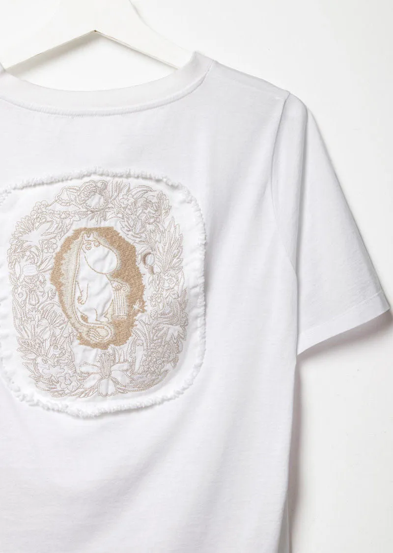 Moomin Back Embroidery Tee