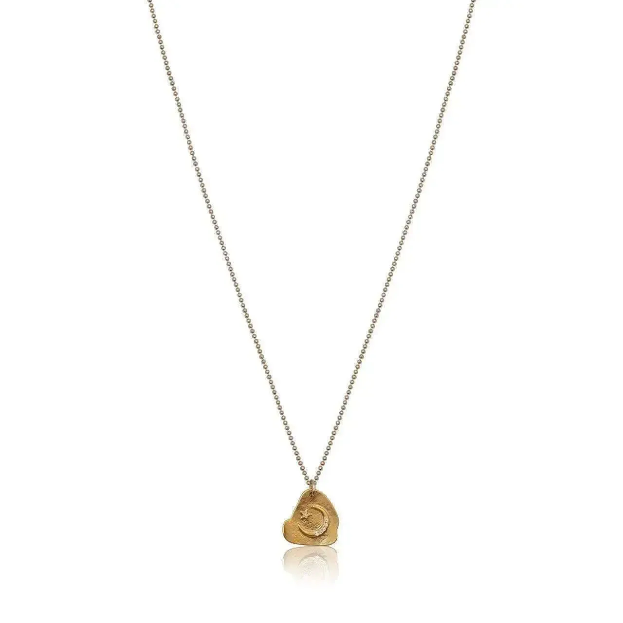 Moon Necklace Gold Chain