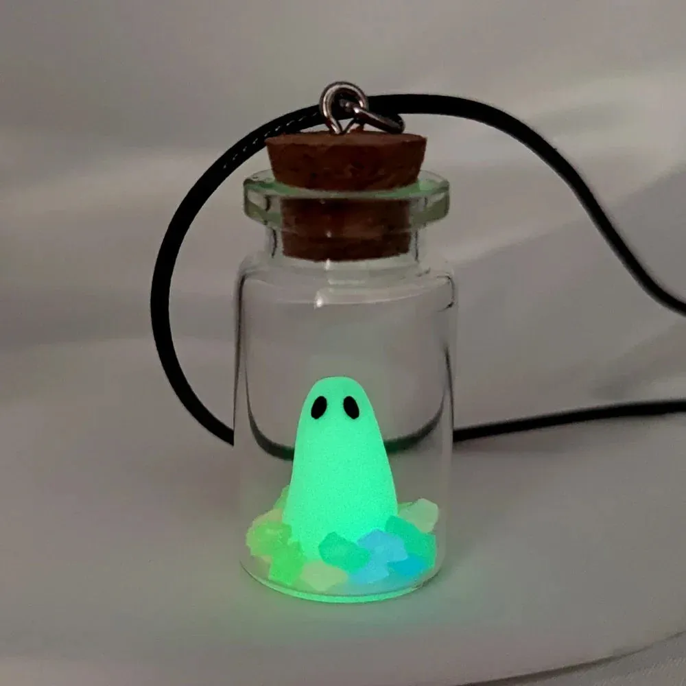 Mystic Night Glow Ghost Necklace