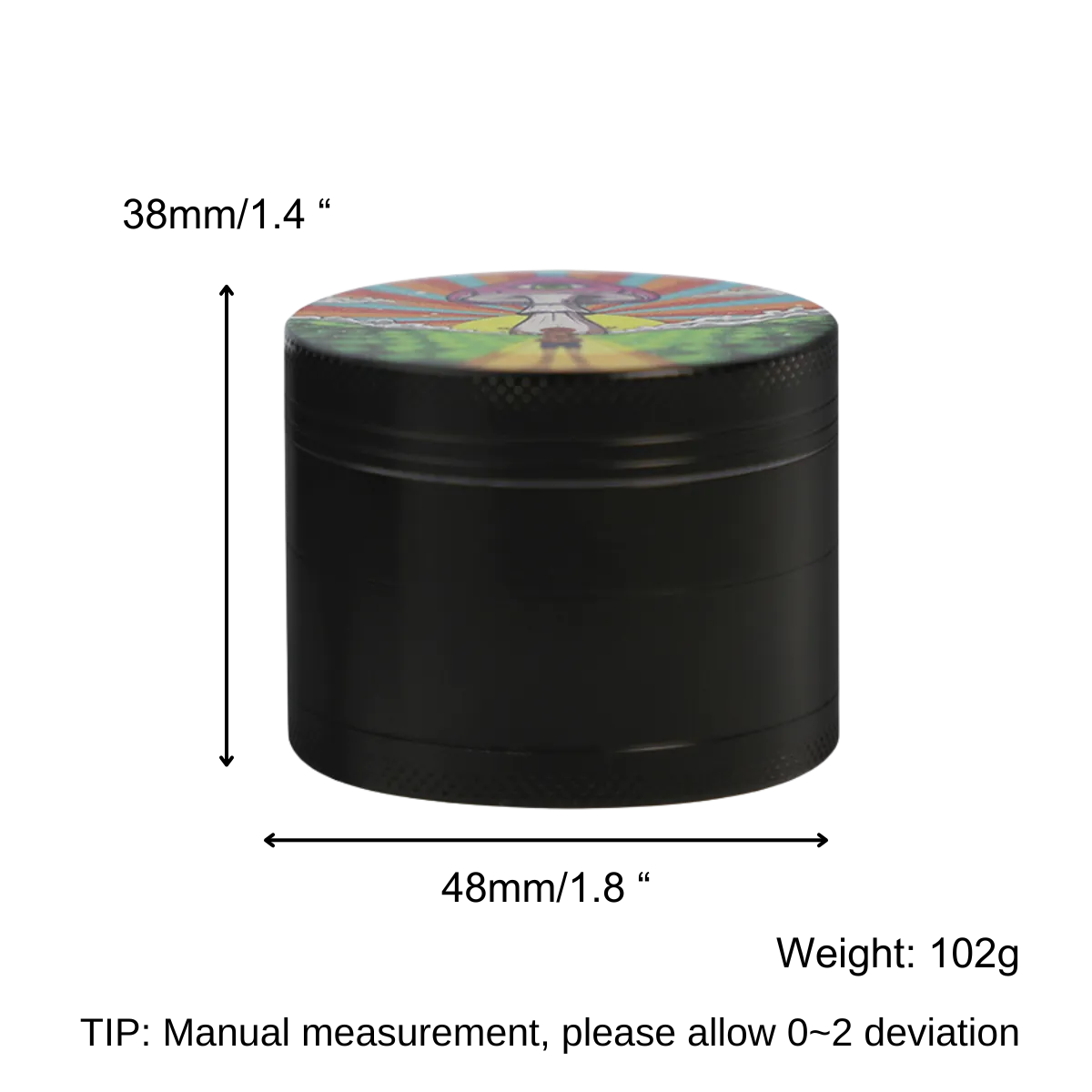 Mystical Pathway 4 Part Compact Grinder