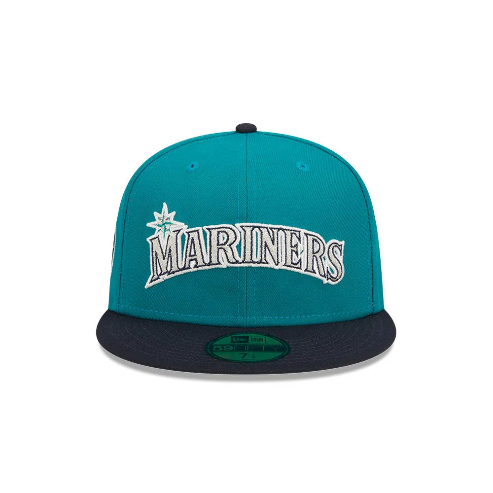 New Era 59Fifty MLB Retro Jersey Script Seattle Mariners