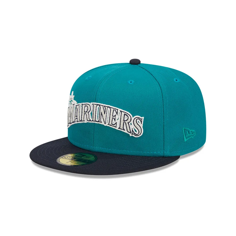 New Era 59Fifty MLB Retro Jersey Script Seattle Mariners