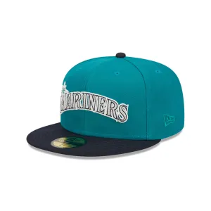 New Era 59Fifty MLB Retro Jersey Script Seattle Mariners