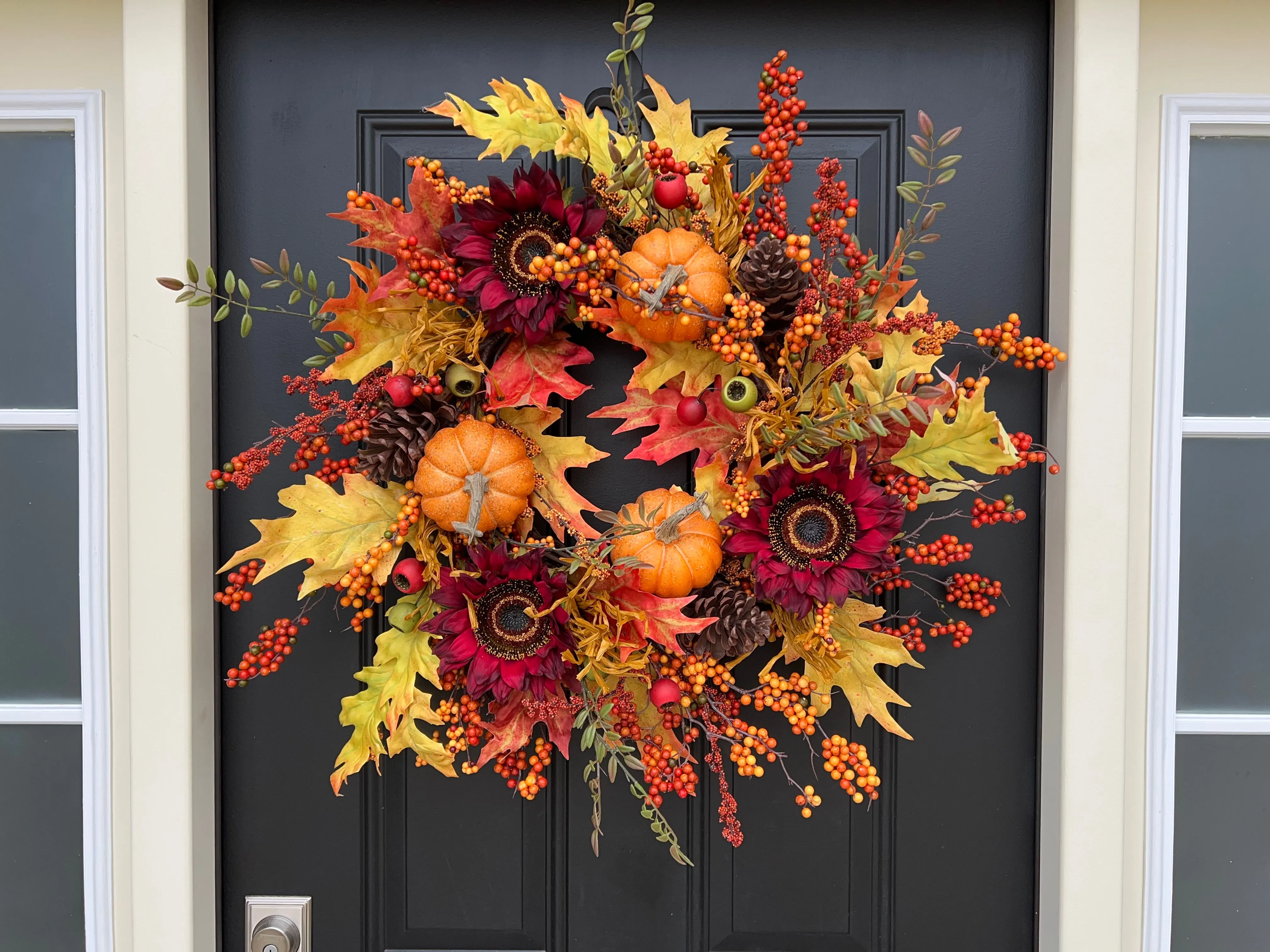 Octoberfest Autumn Wreath