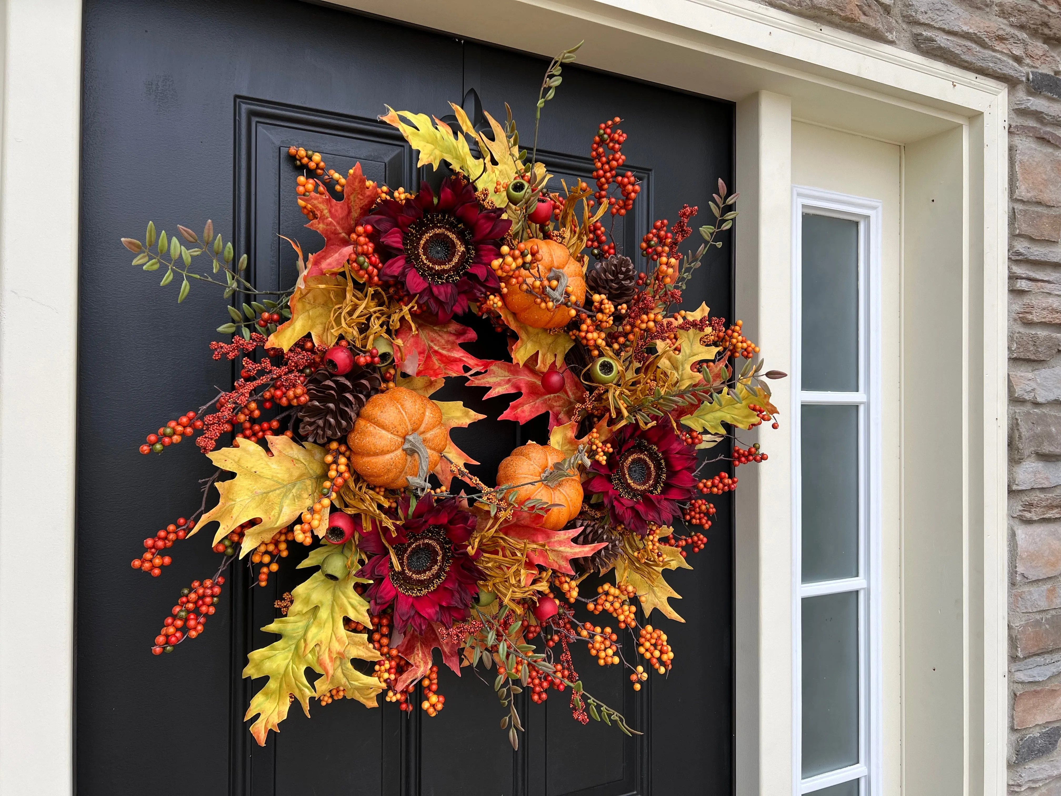 Octoberfest Autumn Wreath