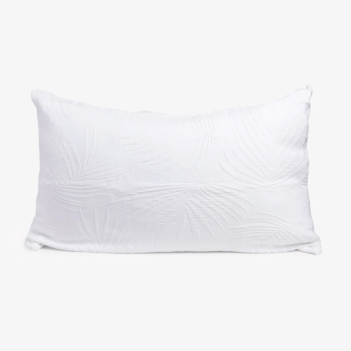 Palm Leaf Bedspread (White)