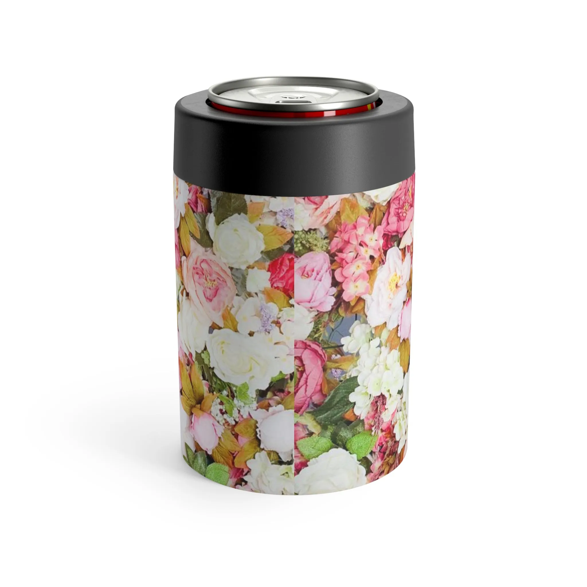 Pink Flowers - Inovax Can Holder