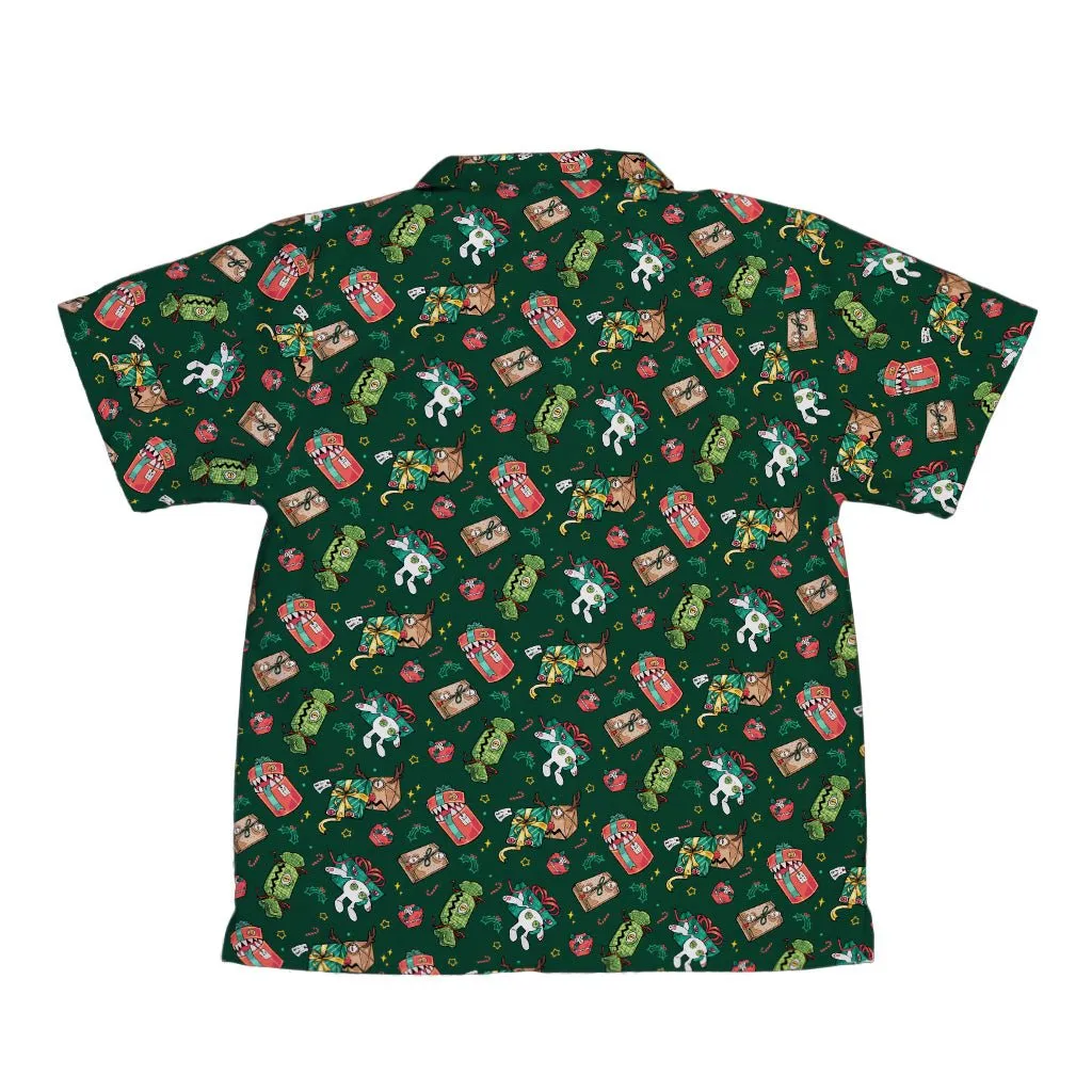Present Mimics Green Youth Hawaiian Shirt