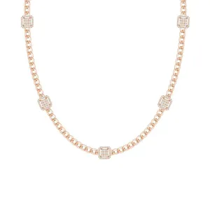 Quwa Five Square Necklace