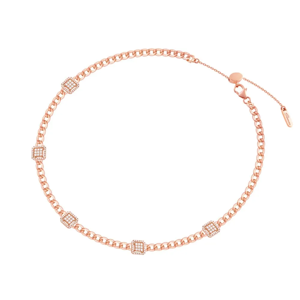 Quwa Five Square Necklace