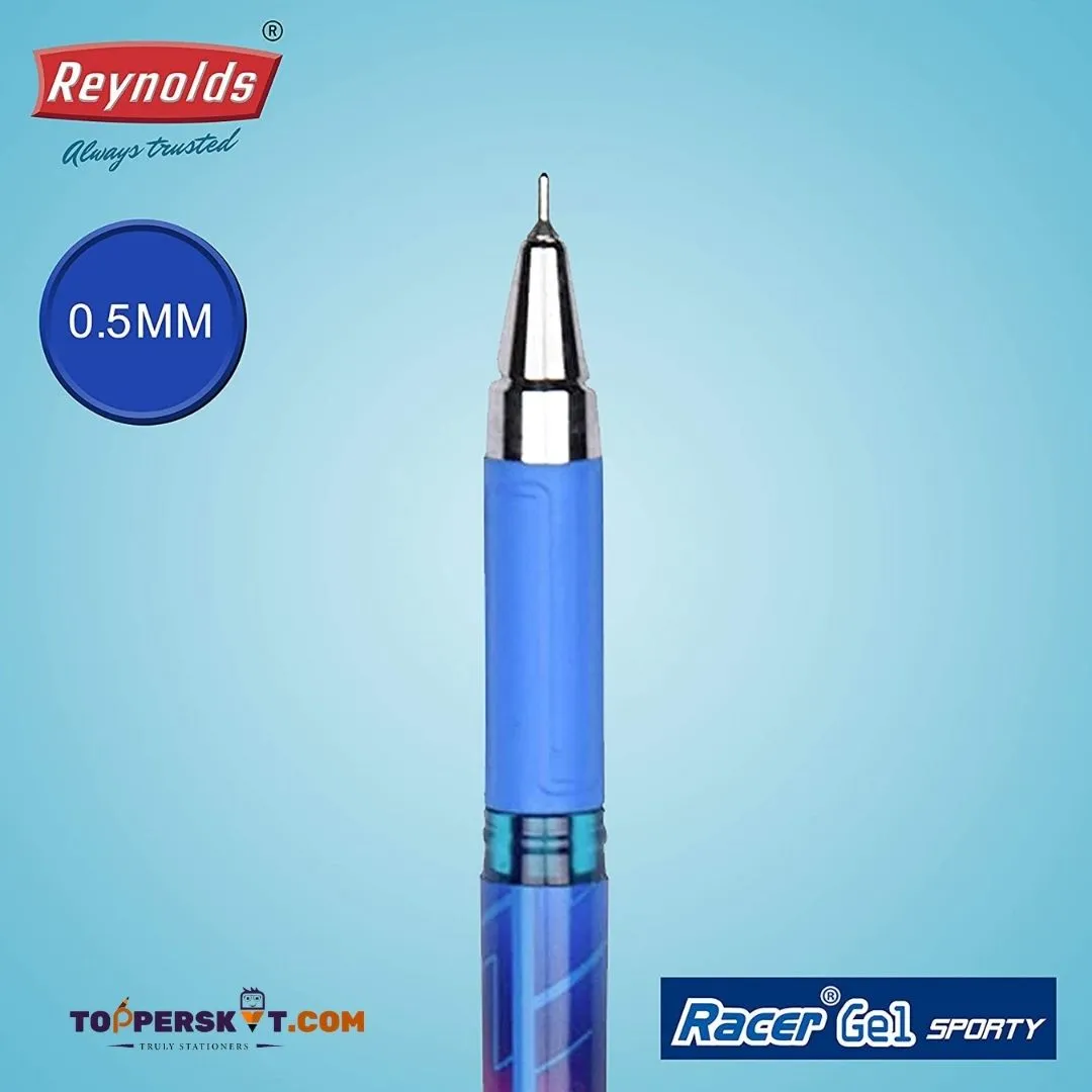 Reynolds Racer Gel Pen – Black ( Pack of 1 )