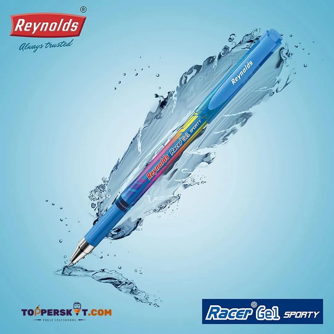 Reynolds Racer Gel Pen – Black ( Pack of 1 )