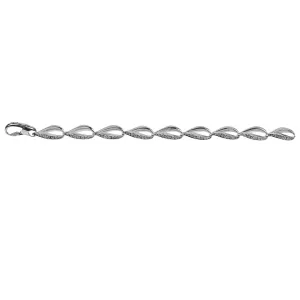 Silver Eternity Knot Link Bracelet