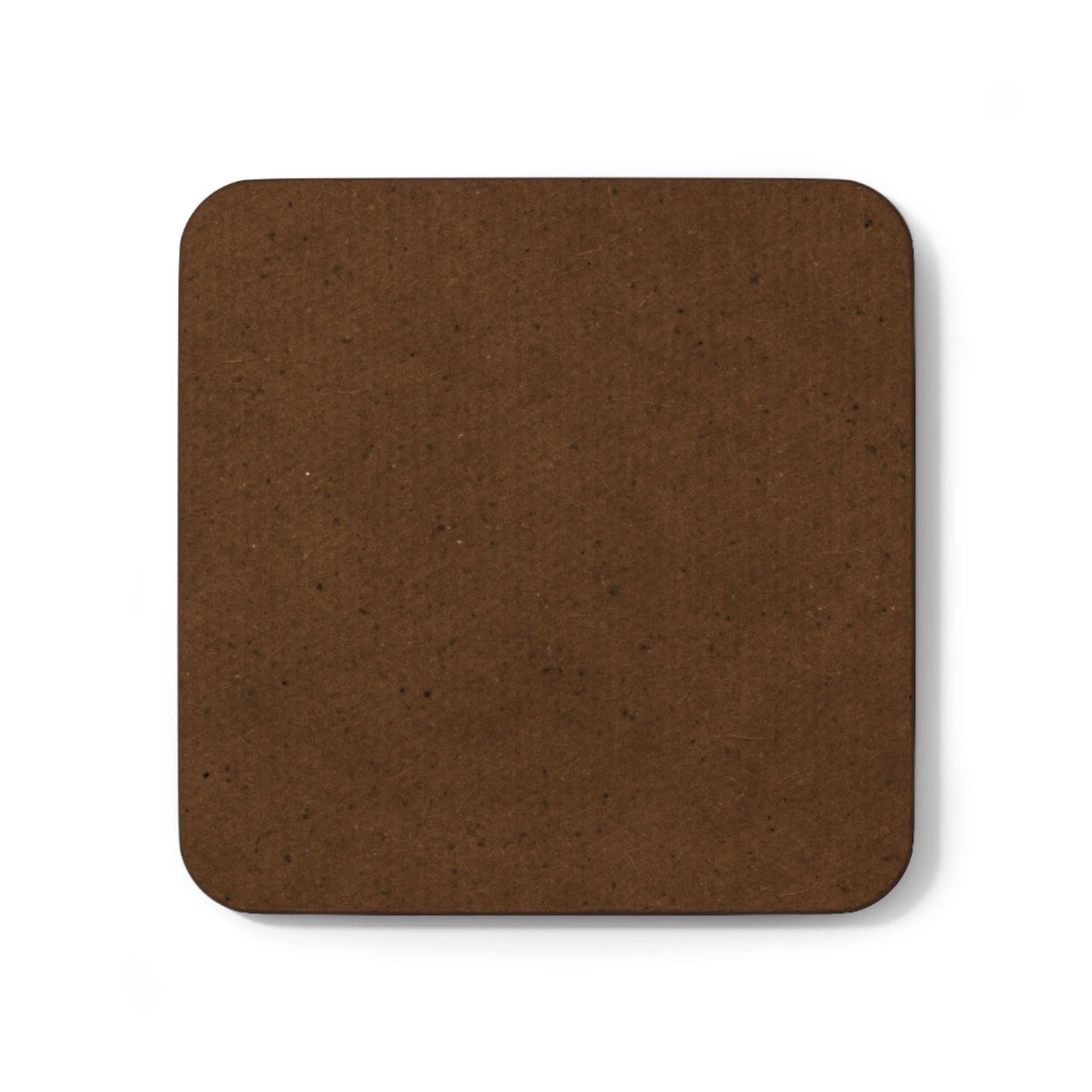 Single QR Code Hardboard Back 1 piece Coaster - Brighten Someone's Day Today