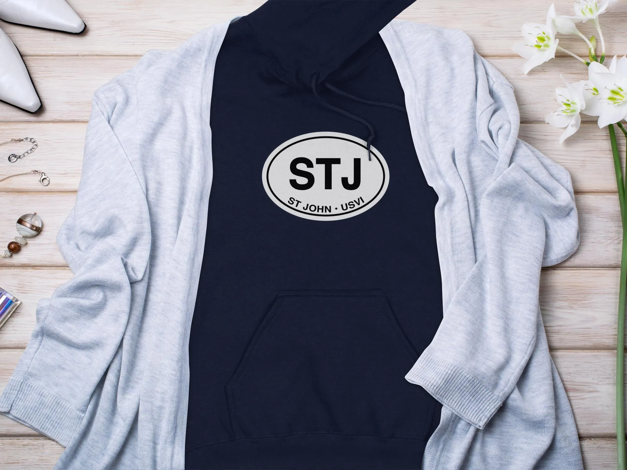 St. John Vacation Hoodie for Nature and Adventure Lovers