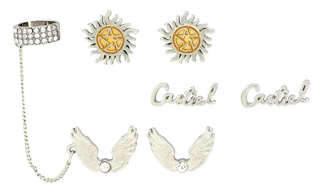 Supernatural Join The Hunt Castiel Ear Cuff 3-Piece Set