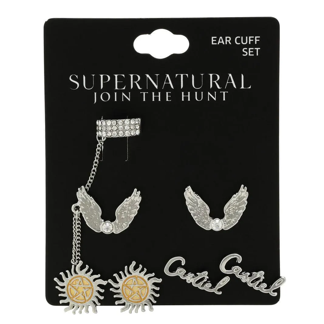 Supernatural Join The Hunt Castiel Ear Cuff 3-Piece Set
