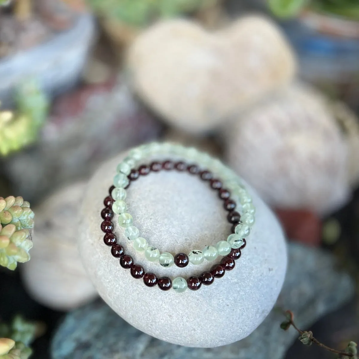 Uplifting Humanity Garnet Bracelet