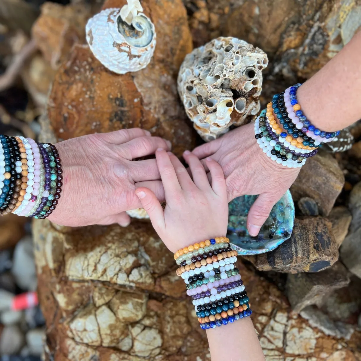 Uplifting Humanity Garnet Bracelet