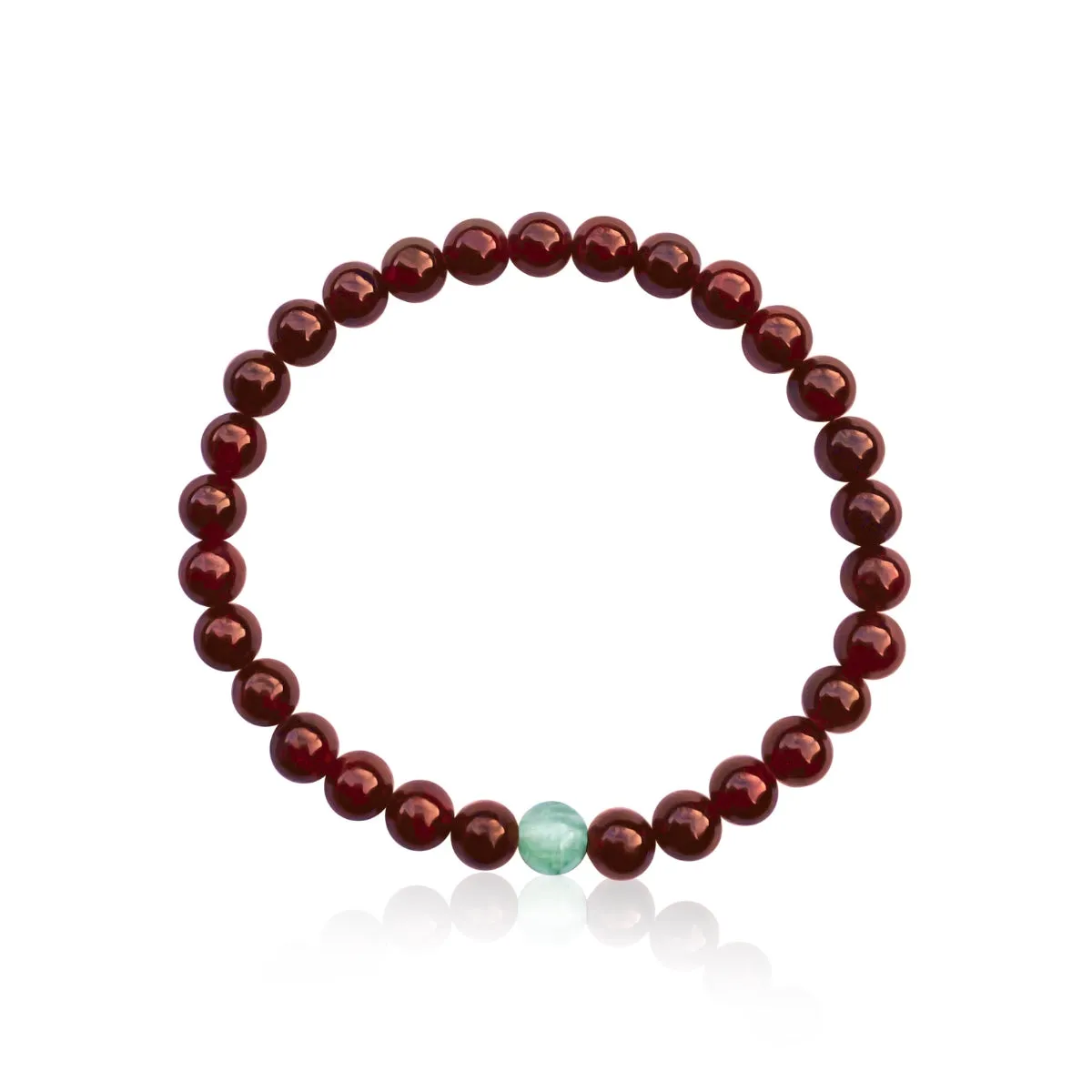 Uplifting Humanity Garnet Bracelet