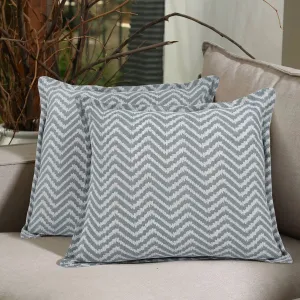 Vibrant Wave Printed Cushion Cover - Set of 2