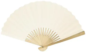 White Paper Folding Fan