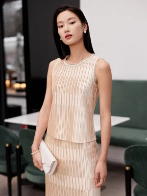 YAYING textured vest