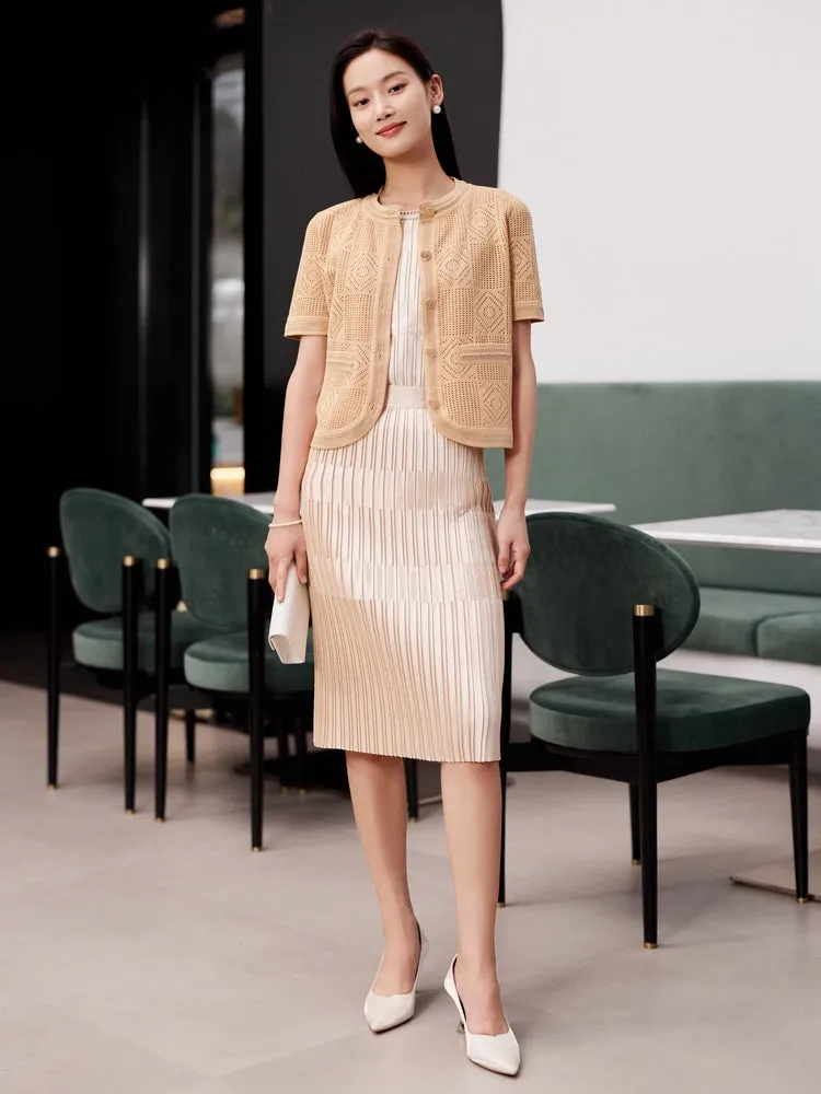 YAYING textured vest